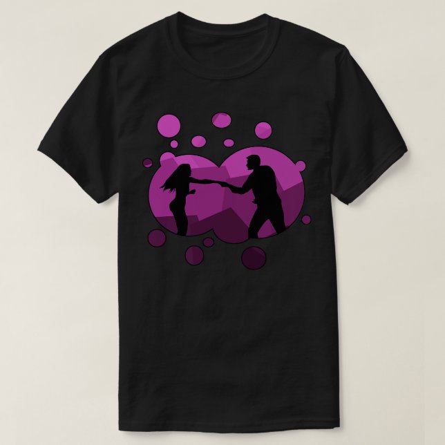 Camiseta Bolha roxa Romc (Frente do Design)
