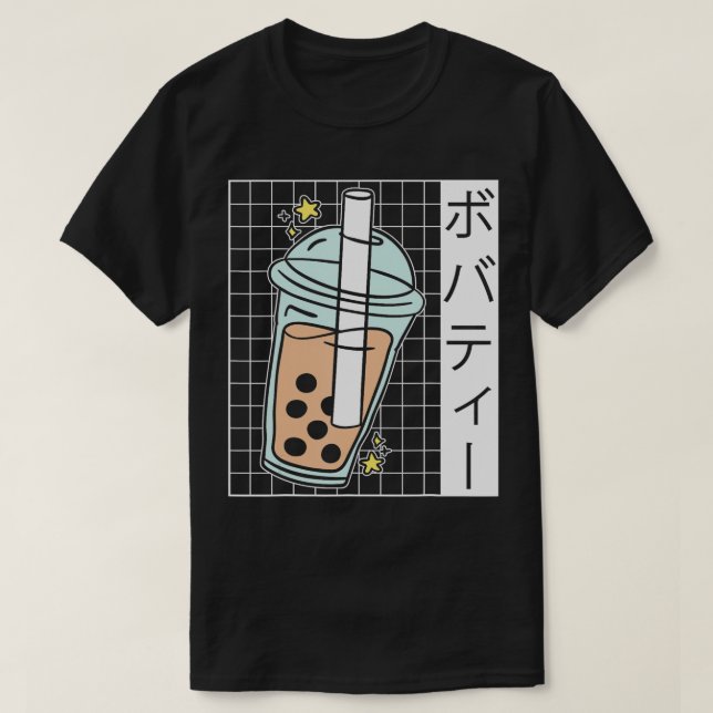 Camiseta Bolha Tea Drinker Tapioca Pearl milk Boba Tea Dri (Frente do Design)
