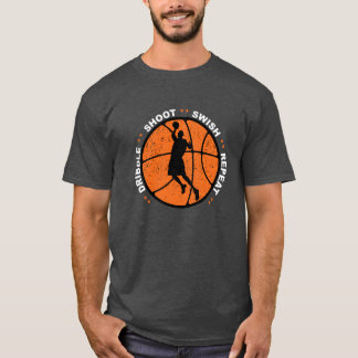 Camiseta Bolha, Tiro, Trovoada, Repetir, Basquete