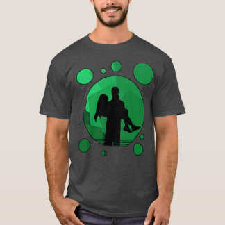 Camiseta Bolha verde romântica