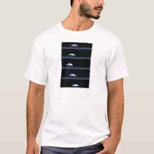 Camiseta Bolhas Azul-Pretas