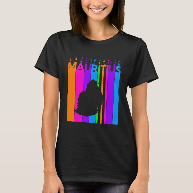 Camiseta Bolhas Coloridas de Maurício (Frente)