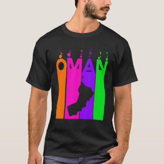 Camiseta Bolhas Coloridas de Omã