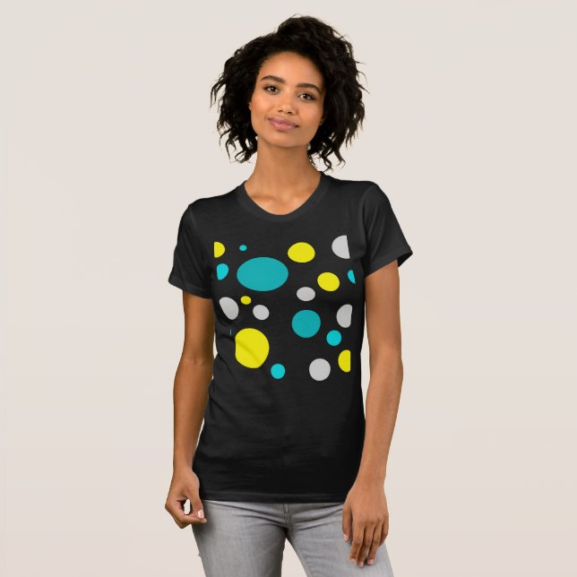 Camiseta Bolhas Coloridas Sortudas (Frente Completa)