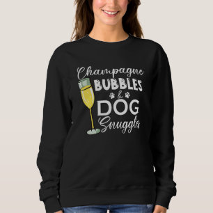 Camiseta Bolhas de Champanhe e Sugestões de Cão