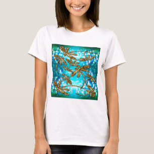 Camiseta Bolhas de Fluxo de Dragonfly
