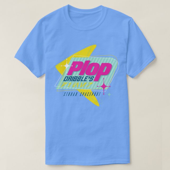 Camiseta Bolhas de Plop (Frente do Design)