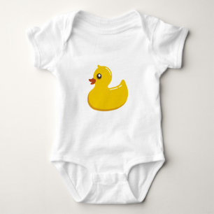 Camiseta Bolhas Ducky/azuis de borracha bonitos