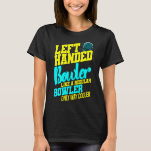 Camiseta Boliche à Esquerda Byll Byll Humor Boliche Striker