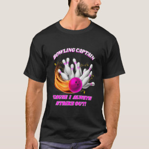 Camiseta Boliche Adulta Capitão Rollin'Bowlers Atacados