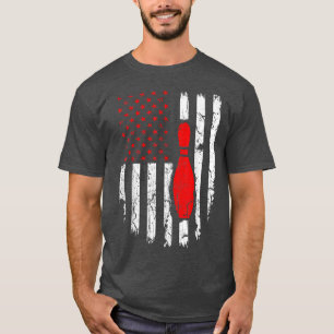 Camiseta Boliche Americana De Bandeira Usa O Esporte Patrió