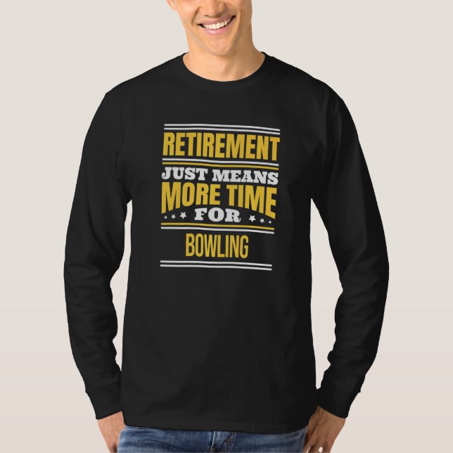 Camiseta Boliche Aposentada Fazendo Reforma (Frente)