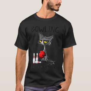 Camiseta Boliche Assassinato Está Errado Raiva Gato Gatinho