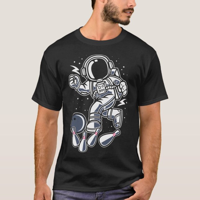 Camiseta Boliche astronauta (Frente)