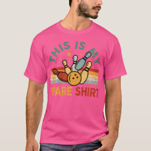 Camiseta Boliche - Boliche Engraçada Esta É A Minha Poupa