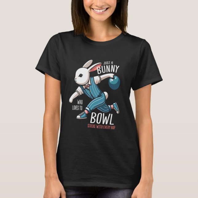 Camiseta Boliche Bunny Rabbit Bowler (Frente)