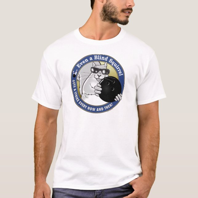Camiseta Boliche cega do esquilo (Frente)