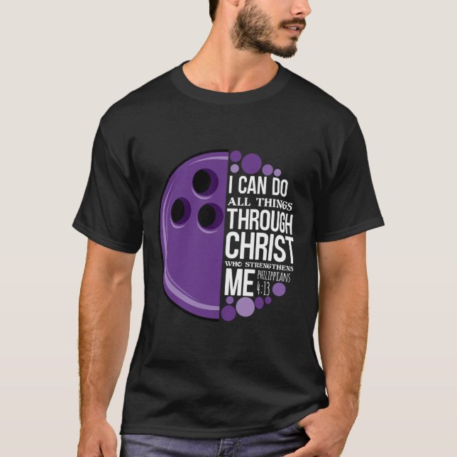 Camiseta Boliche Cristã Funny Personalizada Equipe Presente (Frente)