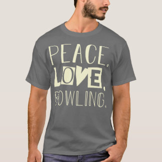 Camiseta Boliche de amor pela paz presentes T