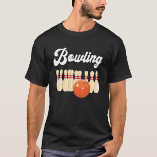 Camiseta Boliche de Bola de boliche da boliche do Bowler em