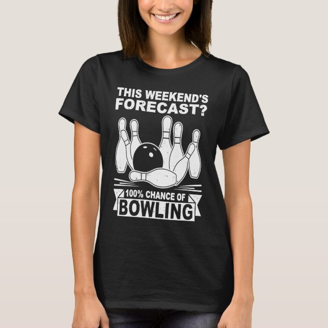 Camiseta boliche de boliche de jogador de boliche (Frente)