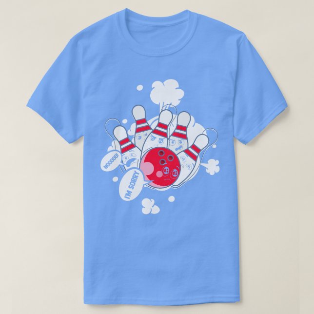 Camiseta Boliche de Boliche engraçada (Frente do Design)