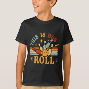 Camiseta Boliche De Cat Vintage É Assim Que Eu Engraçado