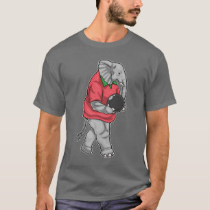 Camiseta Boliche de Elefante Bola de boliche
