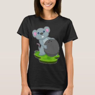 Camiseta Boliche de Rato Bola de boliche Esportes