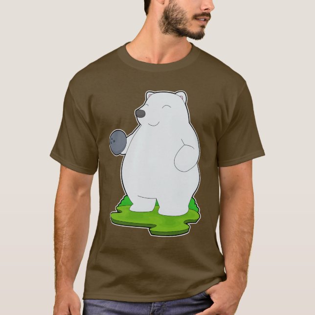 Camiseta Boliche de urso polar (Frente)
