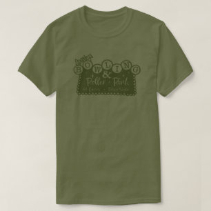 Camiseta Boliche de Vintage Retro