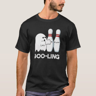 Camiseta Boliche-Dia de as Bruxas engraçado-Boo-ling Ghost 