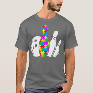 Camiseta Boliche Diferente Mo Quebra-cabeça de Consciencial