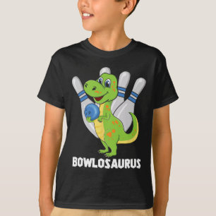 Camiseta Boliche Dinossaur T-rex Bowlosaurus Player Party K