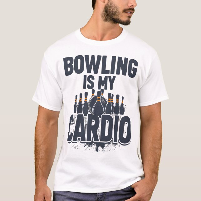 Camiseta Boliche é meu cardio (Frente)