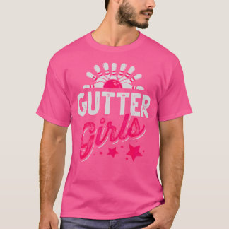 Camiseta Boliche Engraçada Garotas Gutter Meninas Bowler Me