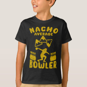 Camiseta Boliche Engraçado Nacho Média Bowler Cinco De Mayo