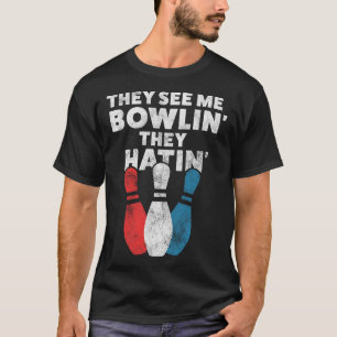 Camiseta Boliche Engraçado Presente Para Homens Mulheres Ou