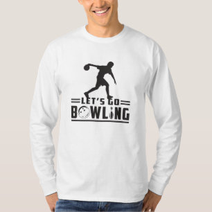 Camiseta Boliche Esporte Bowler Strike Bowl Engraçado Ideia