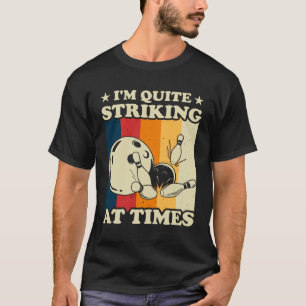 Camiseta Boliche Eu sou muito impressionante Vintage Bowler