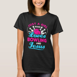 Camiseta Boliche Feminino Só Uma Garota Que Ama Boliches E