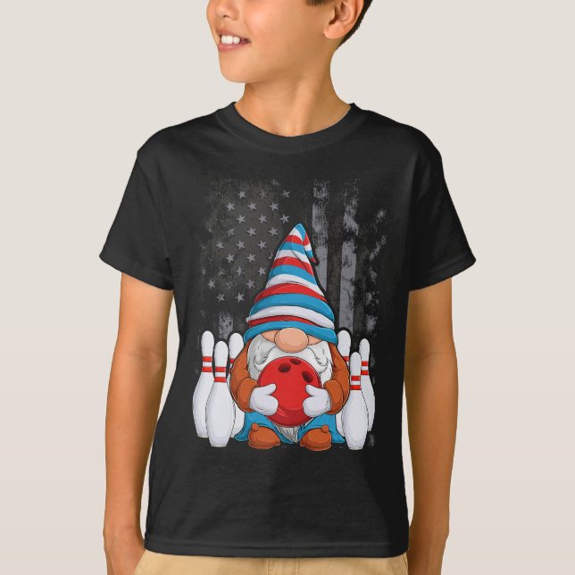 Camiseta Boliche Gnomo Gnomos Funny Gnoma Boliche (Frente)