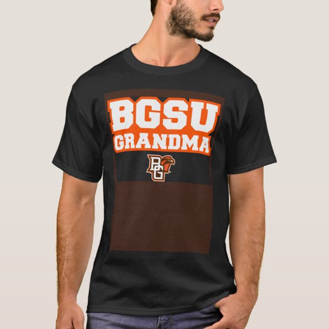 Camiseta Boliche Green BGSU Falcons Avó (Frente)