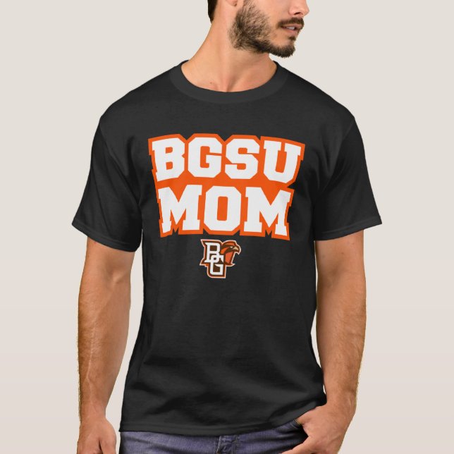 Camiseta Boliche Green BGSU Falcons Mãe (Frente)
