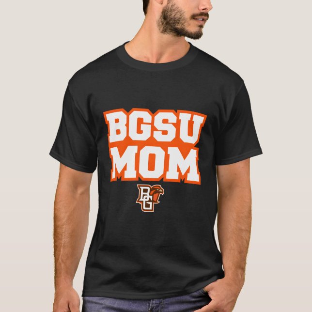Camiseta Boliche Green Bgsu Falcons Mãe (Frente)