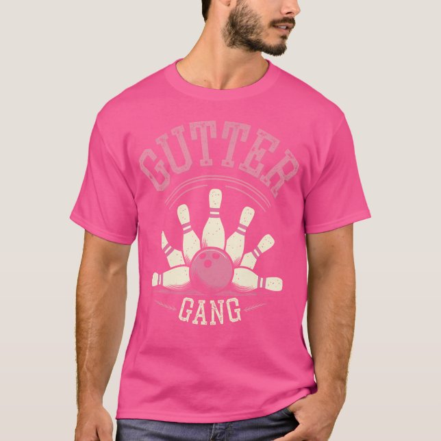 Camiseta Boliche Gutter Gang (Frente)
