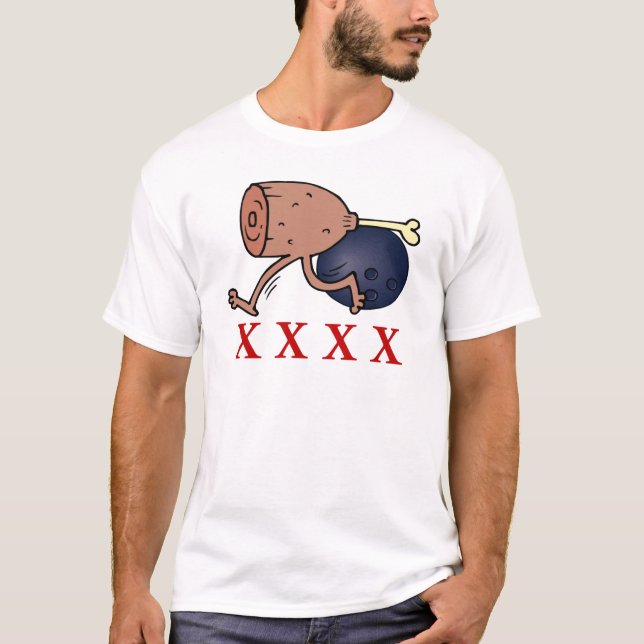 Camiseta Boliche Hambone - parte dianteira (Frente)