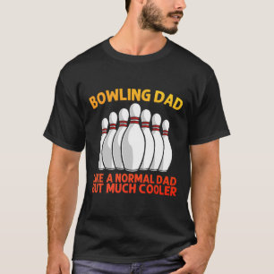 Camiseta Boliche legal Para A Equipe De Boliche Papá Pai Le