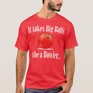 Camiseta Boliche Leva Grandes Bolas Para Ser Um Boliche