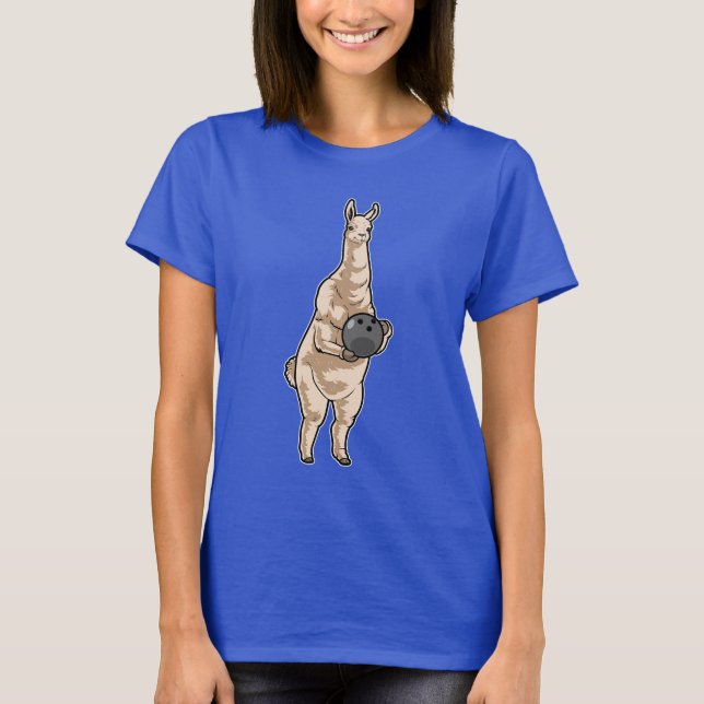 Camiseta Boliche Llama (Frente)